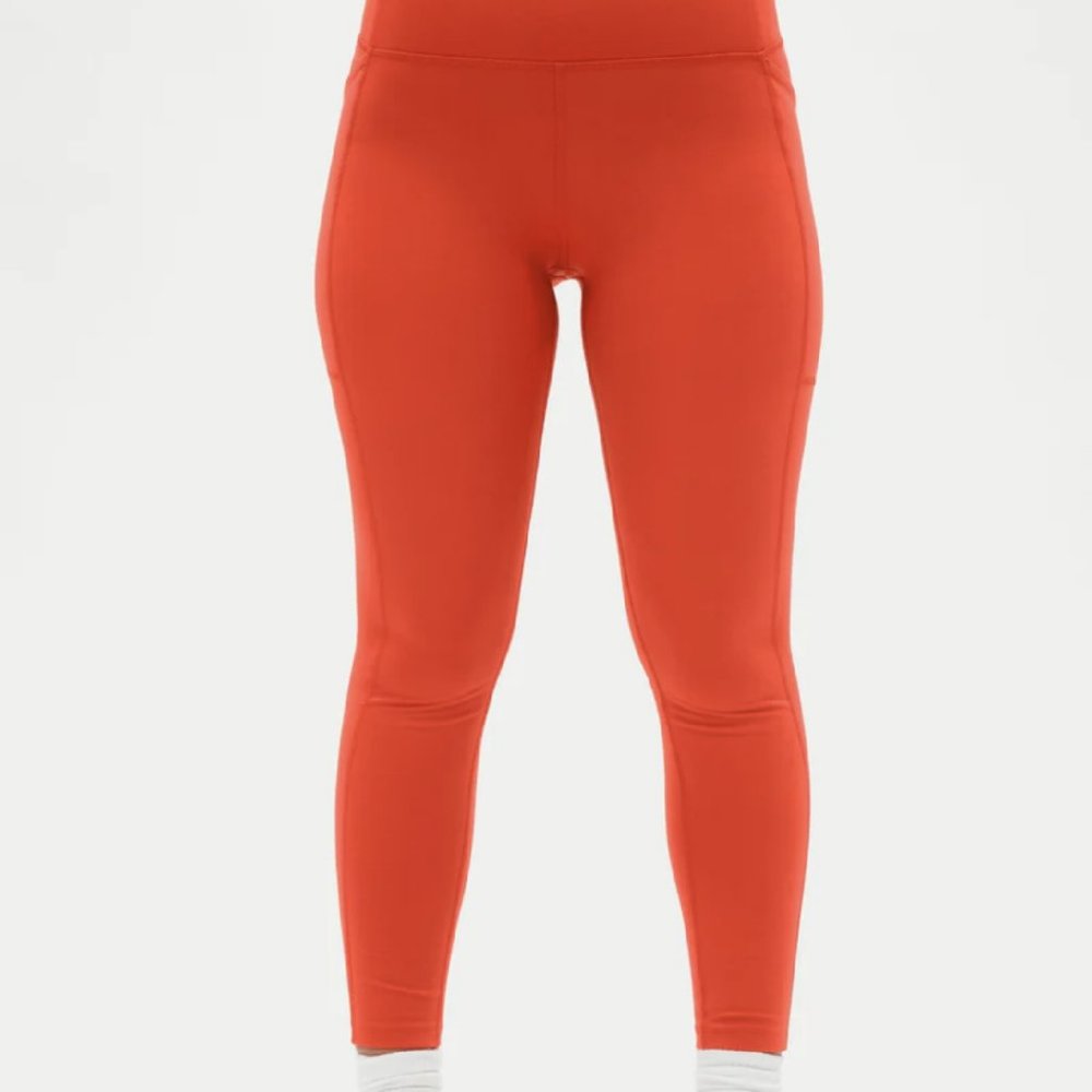 NWT Girlfriend Collective Blood Orange Compression Pocket Legging